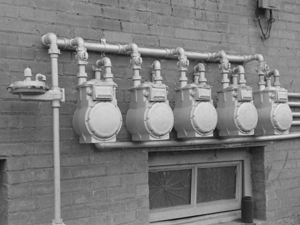 Gas Meters, San Augustine, Texas By Russell Lee