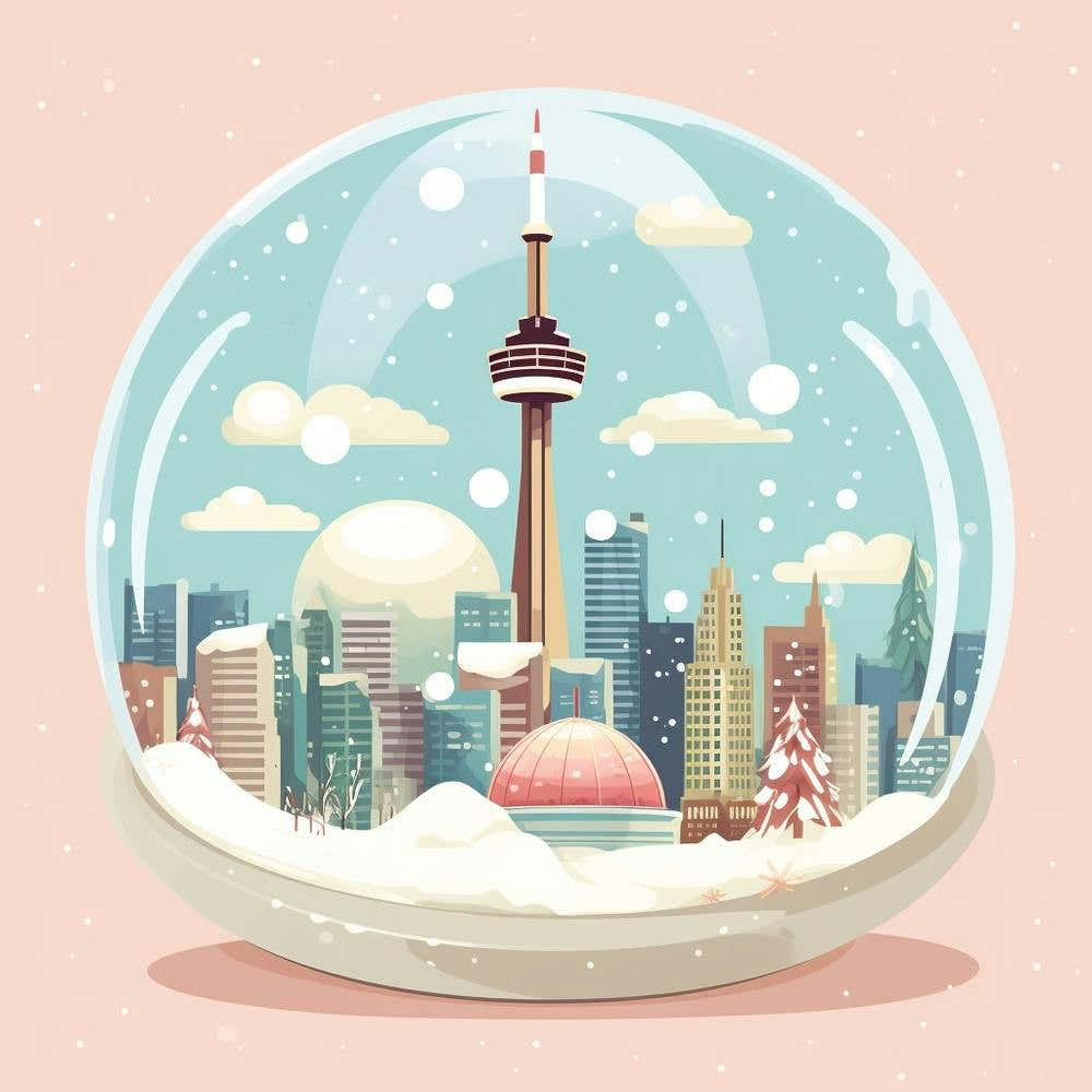 Toronto Canada Snowglobe