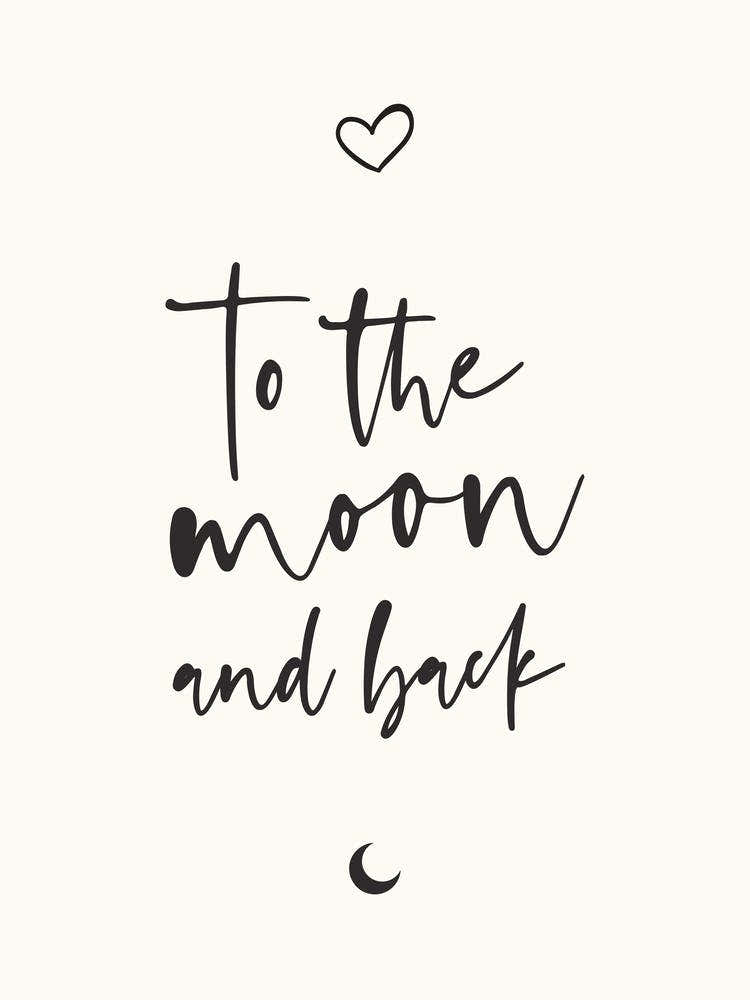 Love You To The Moon and Back - Cute Nursery Gallery Wall