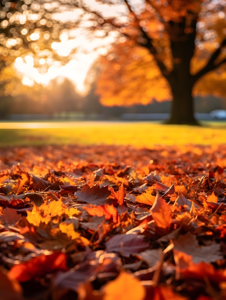 Autumn Leaves On The Ground 2