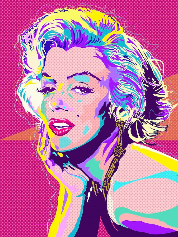 MM  PINK | POP ART WORLD 2023 Digital vector illustration| www.popart.world