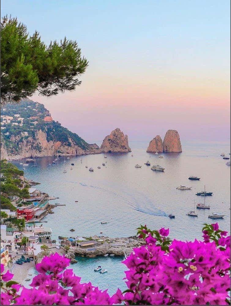 Sunset In Capri