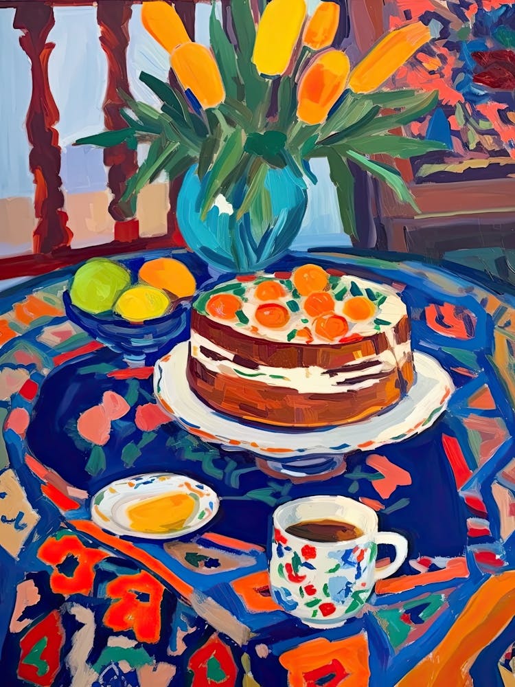 Carrot Cake Painting 3