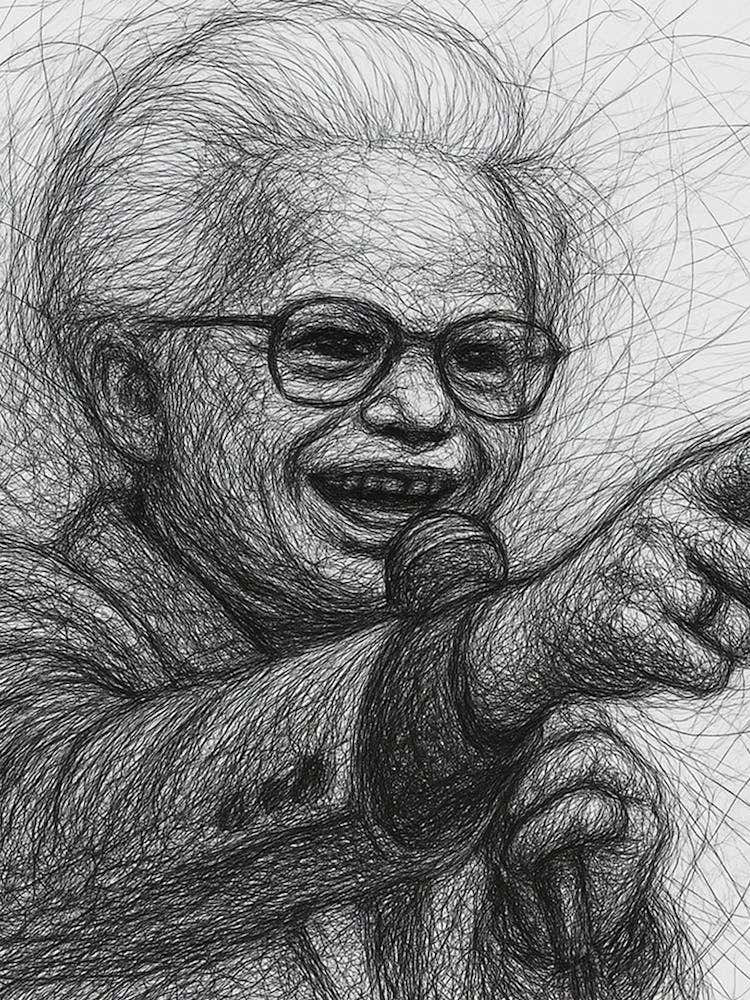 Baby Billy Freeman Scribble Art