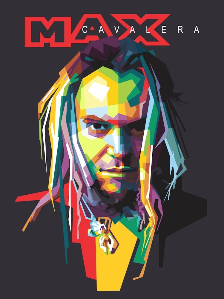 Max Cavallera WPAP Pop Art