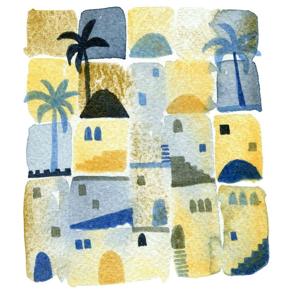 Morning in an Eastern Town