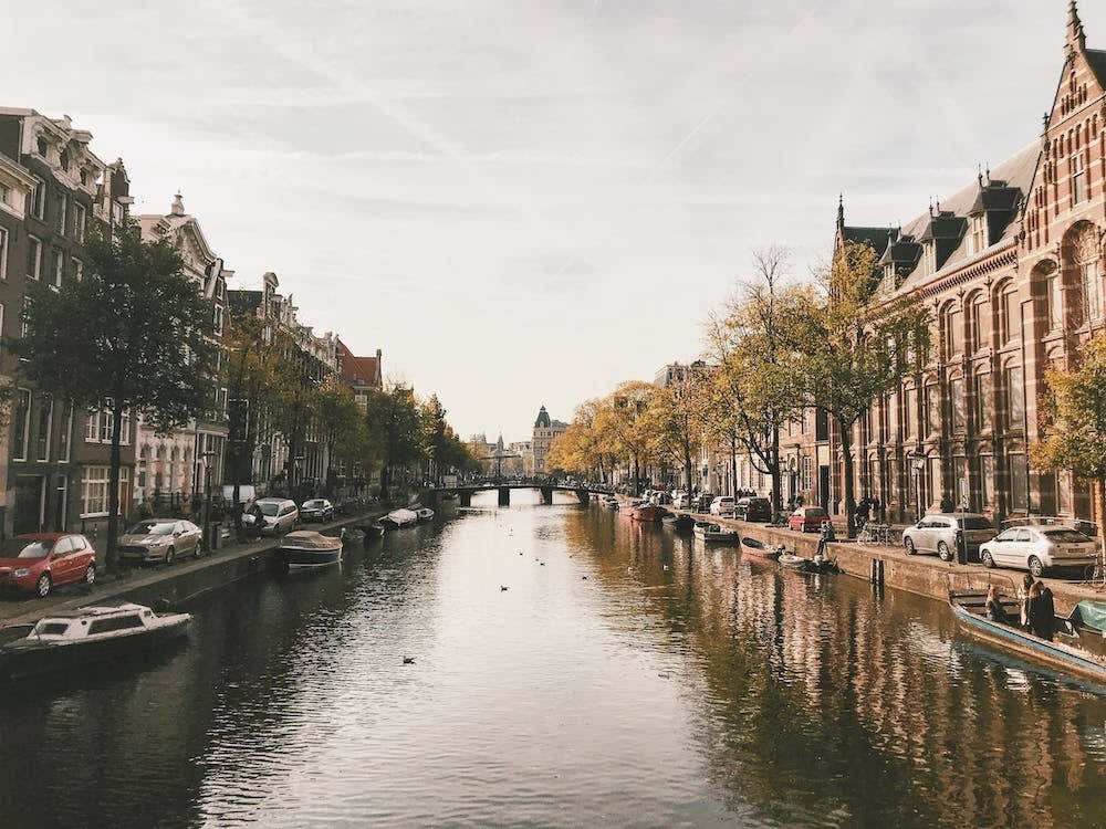 Amsterdam Canal Scenery