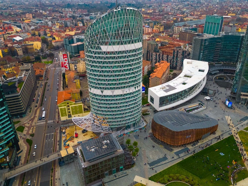 Poster Italia Skyscrapers