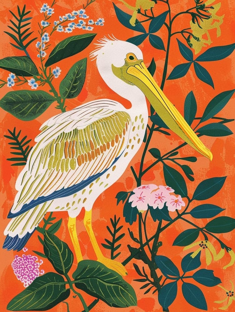 Spring Birds Pelican 5