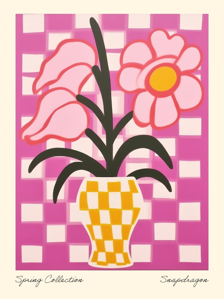 Spring Collection Snapdragon Flower Vase 6