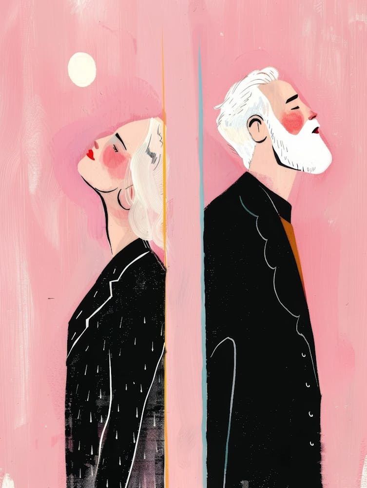 Illustration Of A Couple 4