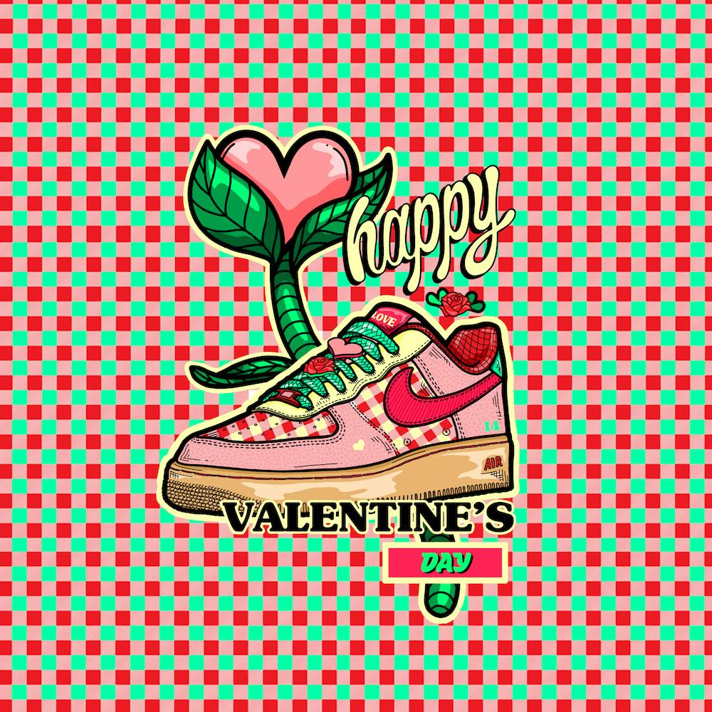 Nike Air Force 1 Valentine's Day