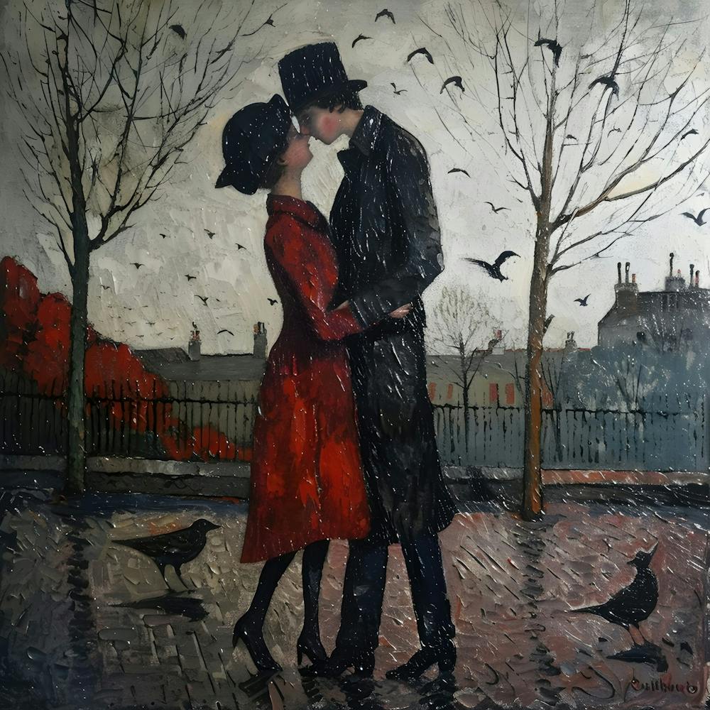 Autumn Romance in the Park