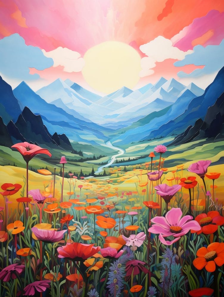 Meadow Abstract Minimalist 1