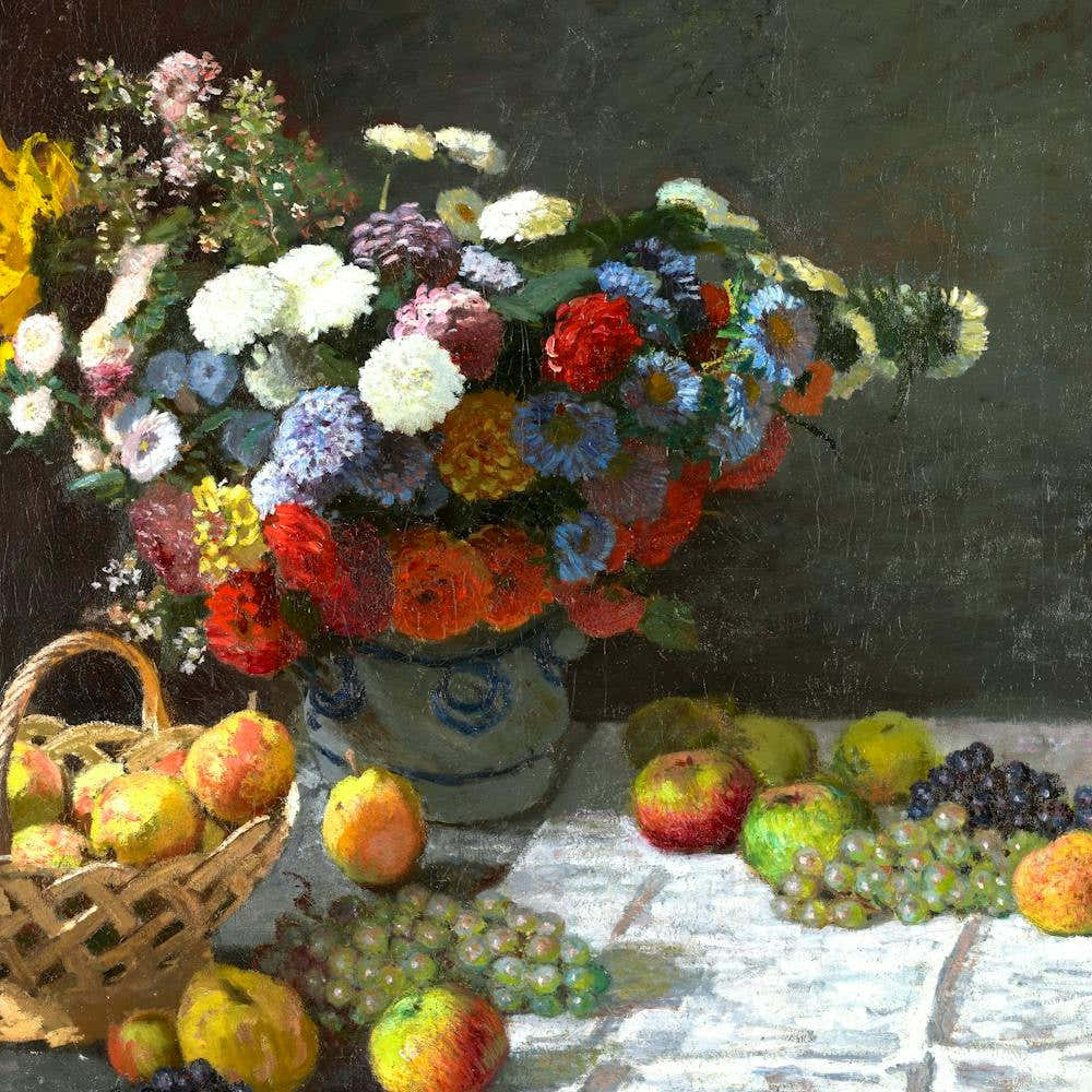 Claude Monet Flower Still Life Painting