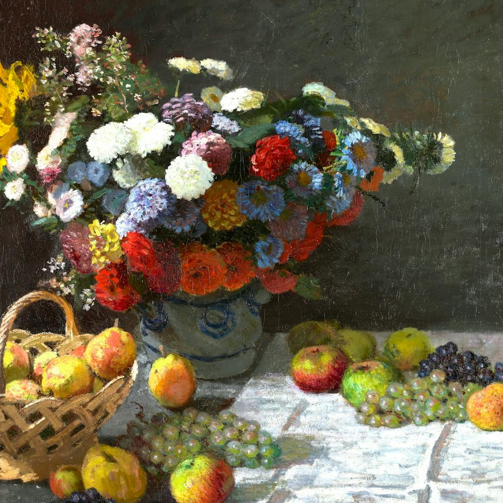 Claude Monet Flower Still Life Painting