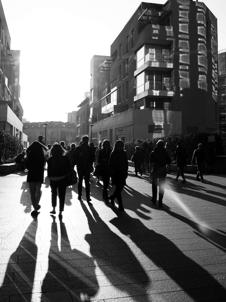 Long Shadows - Milan Italy