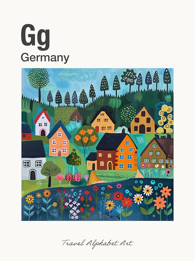 Kids Travel Alphabet  Germany 1