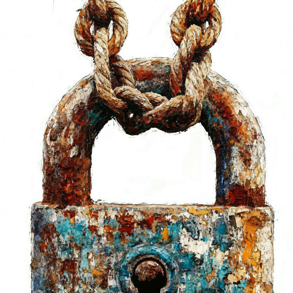 Rusty Padlock
