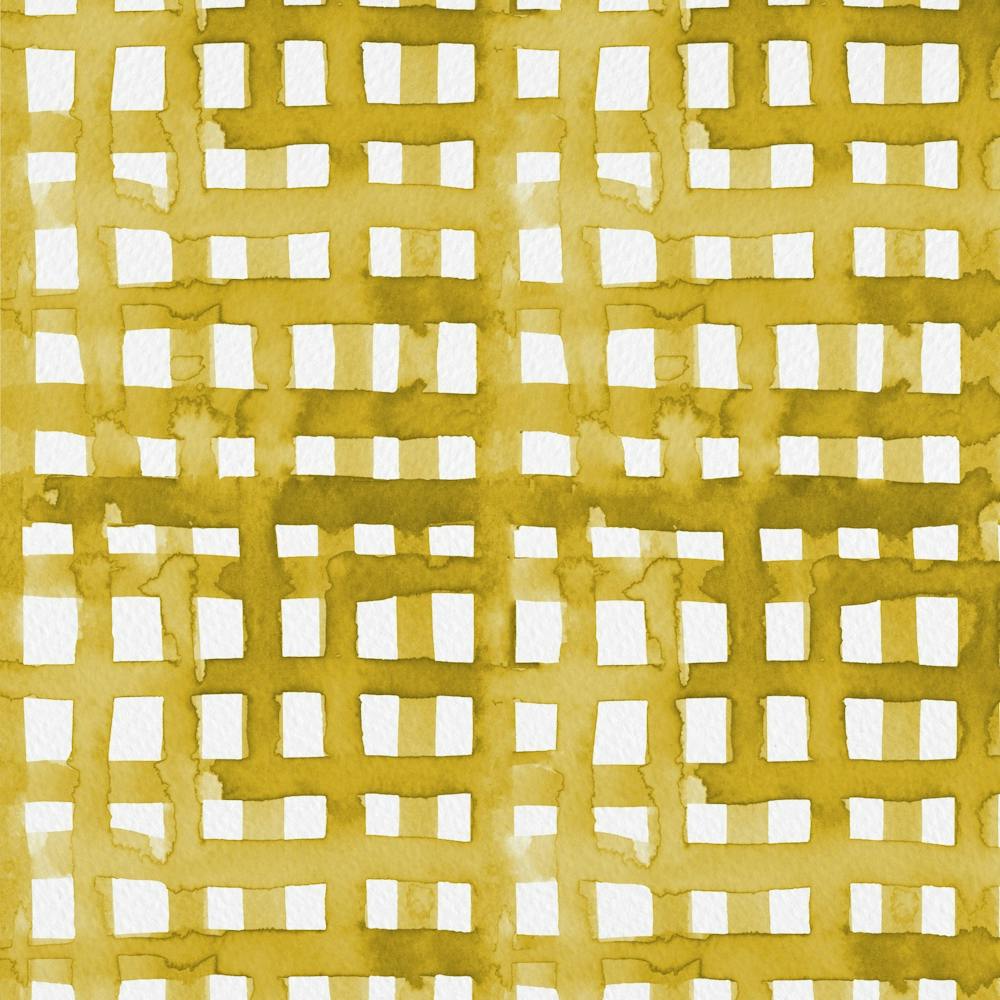 Watercolor Yellow Grid
