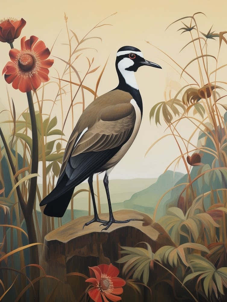 Dark And Moody Botanical Lapwing 3