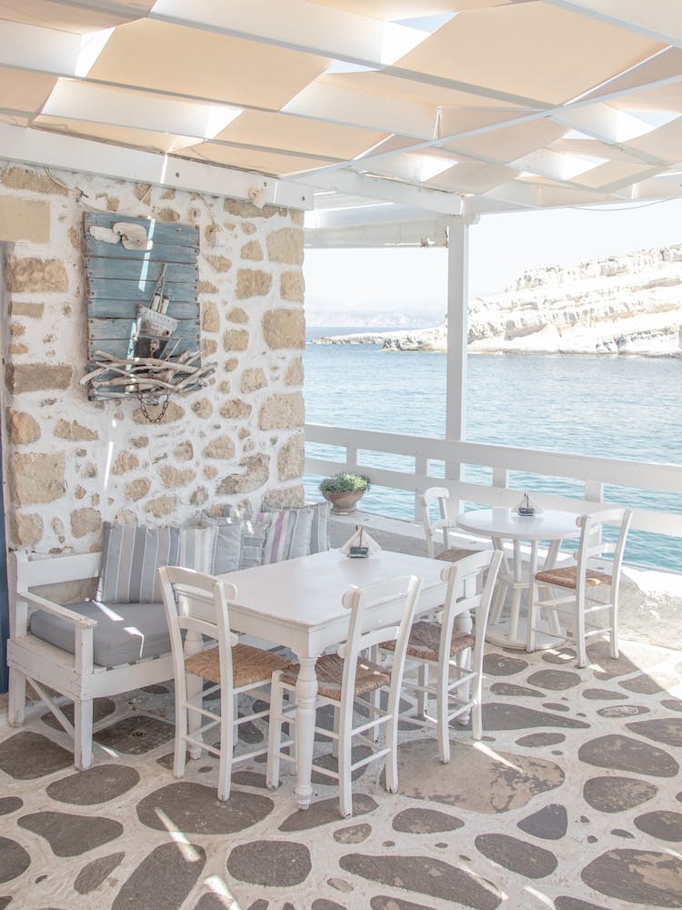 White Terrace In Greece