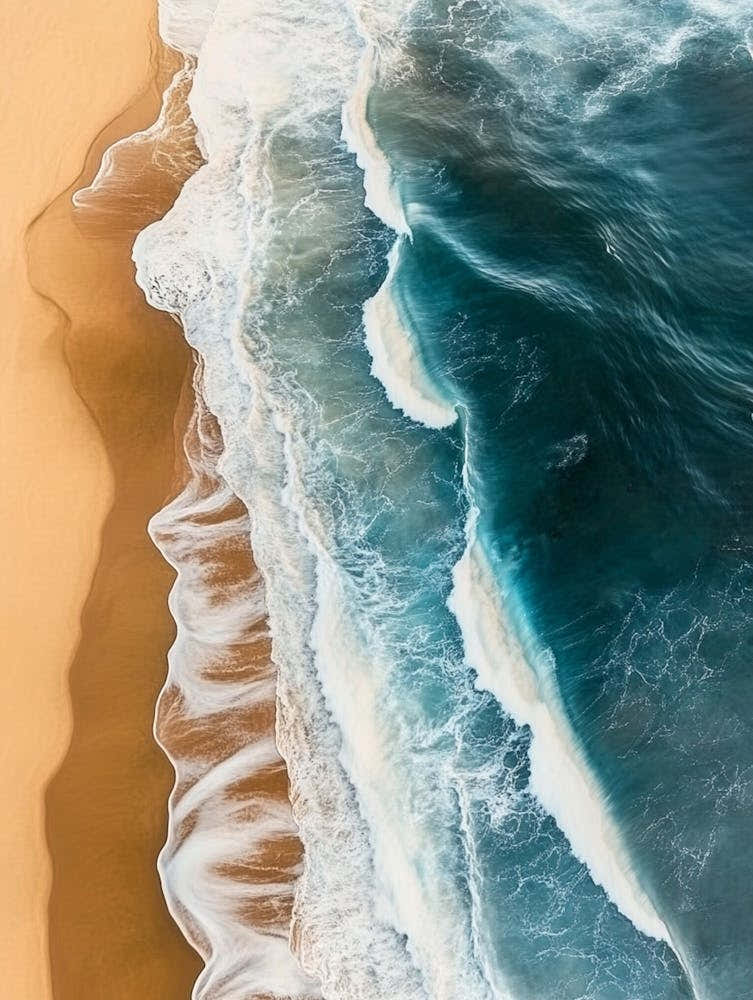 Aerial View Of A Beach 108