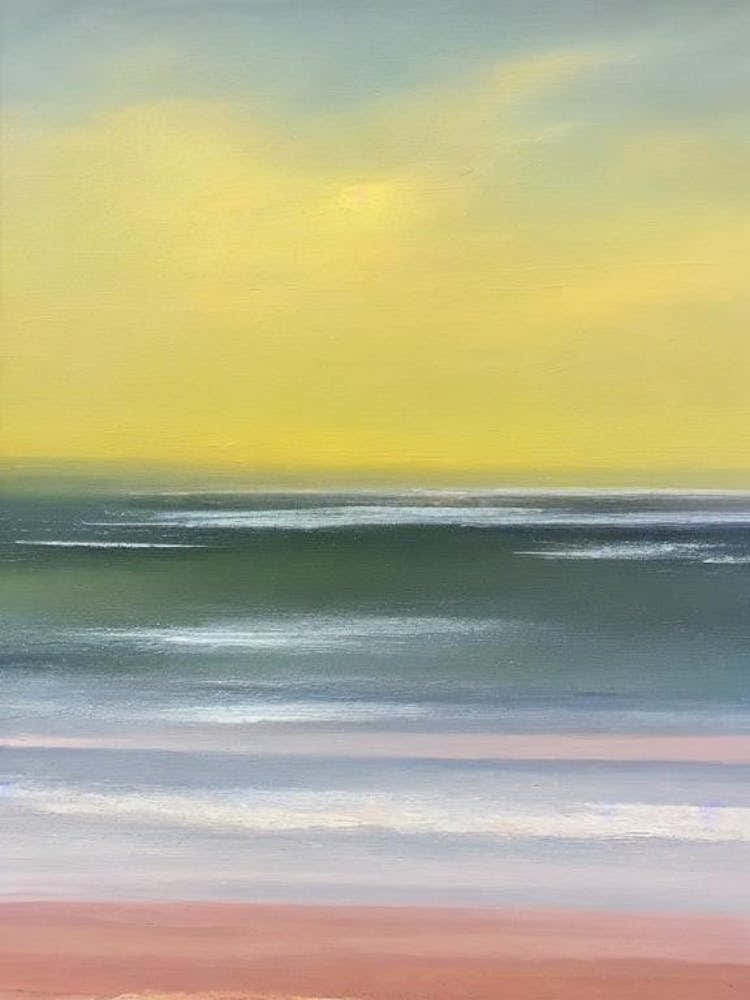 Camber Sands, East Sussex Bright Abstract