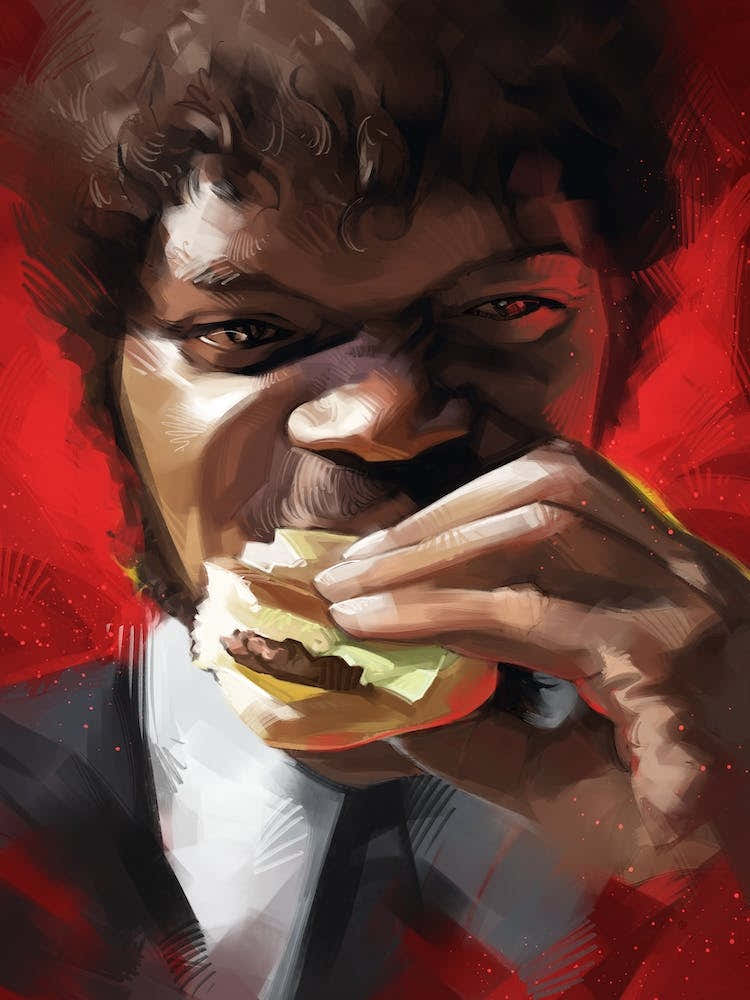 Pulp Fiction Tarantino Burger