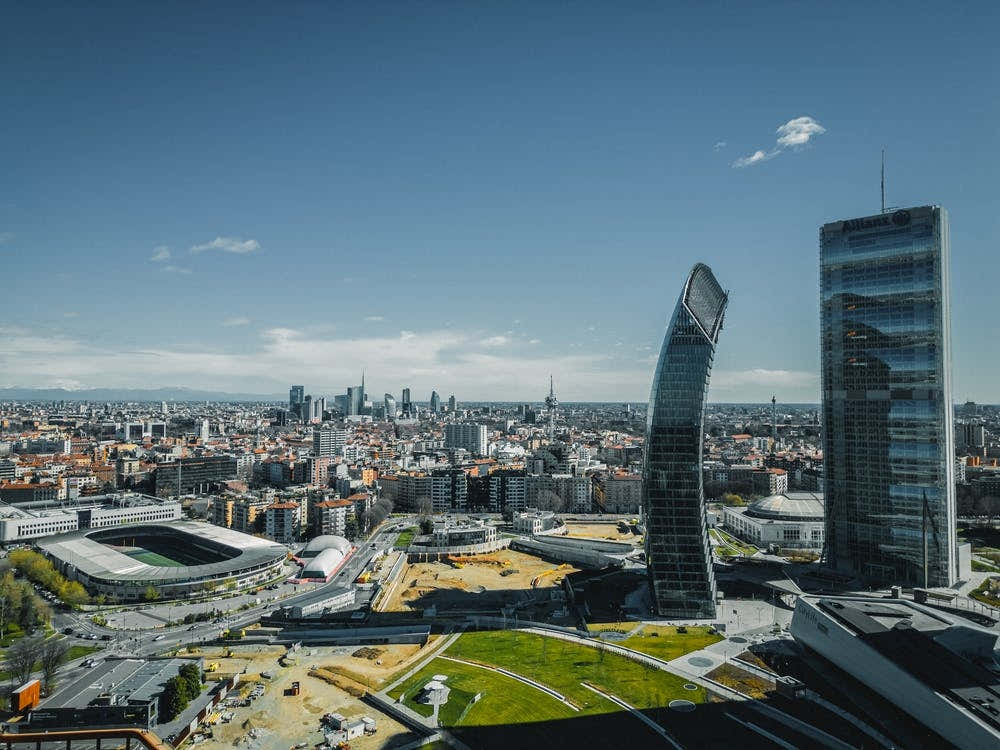 Milan Print, Milan Travel Poster, Italy Cityscape Decor, Milan Illustration, Milan Painting, Europe City Poster, Milan Travel Gift.