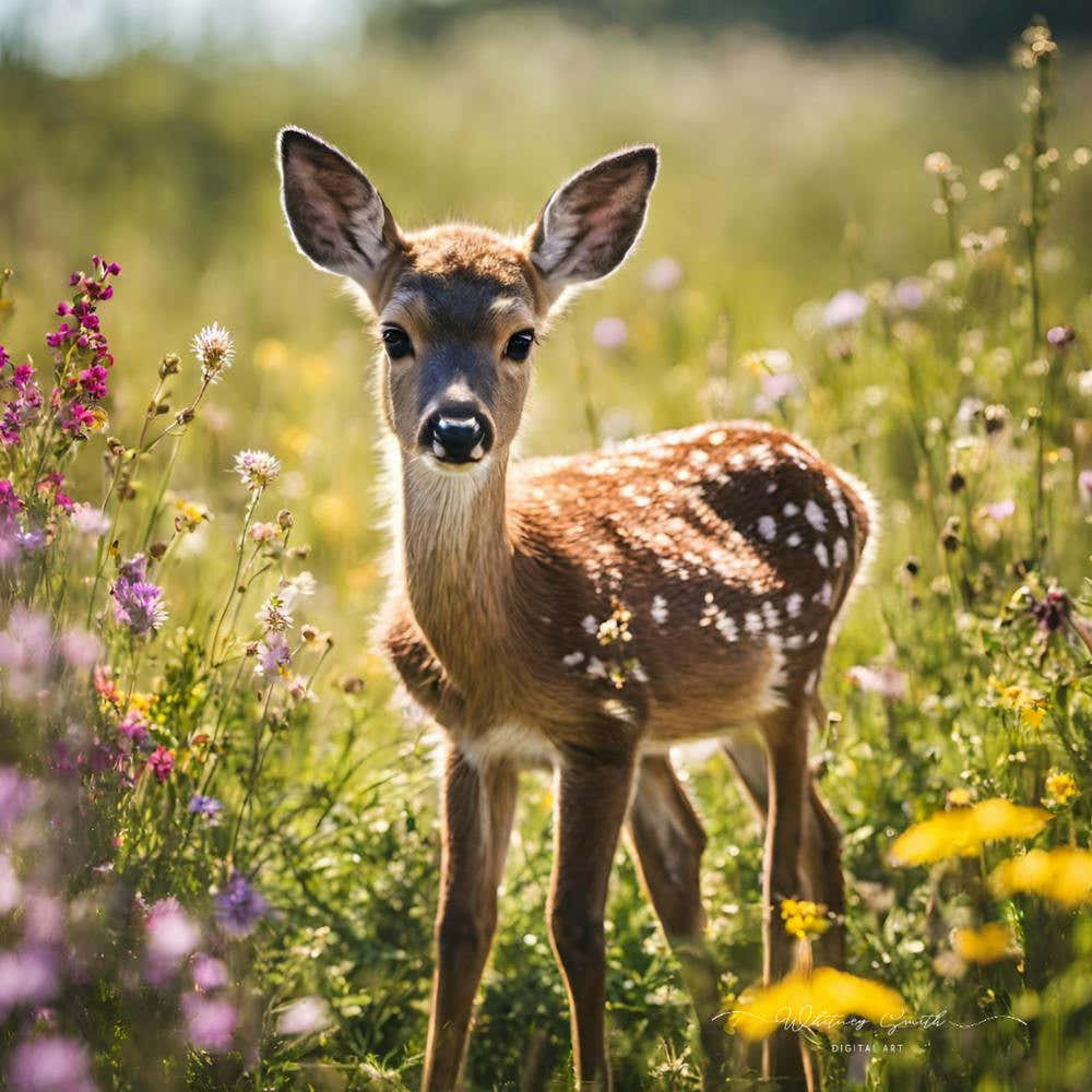 Fawn In A Meadow