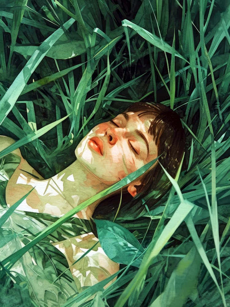 Girl In The Grass