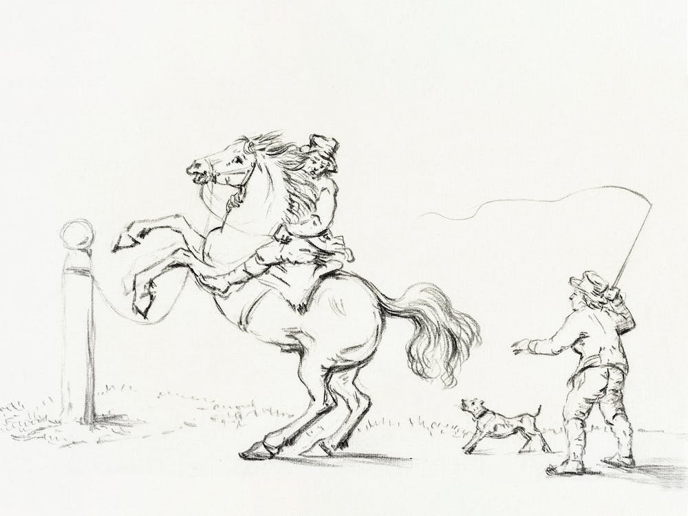 Taming A Horse, Jean Bernard