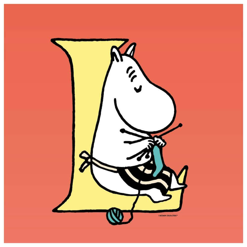 Moomin Collection Alphabet Letter L