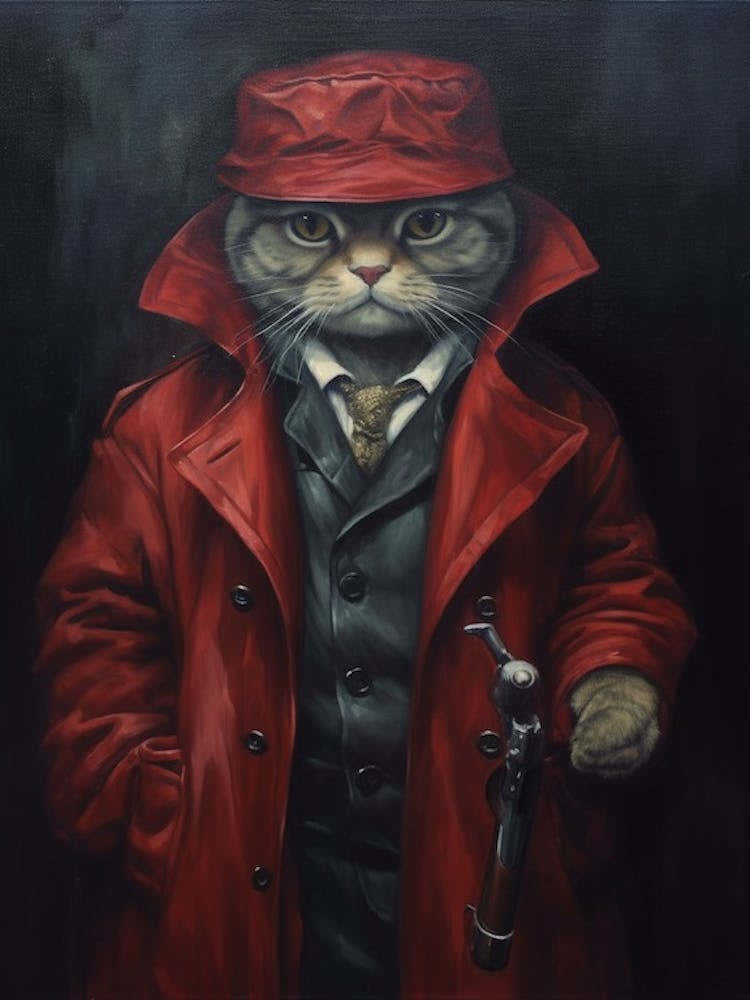 Gangster Cat Scottish Fold 4