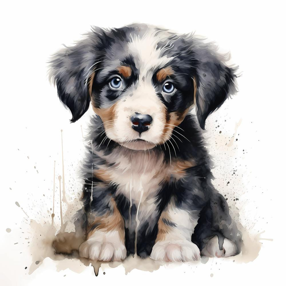 Abstract Paws: Pollock's Pup