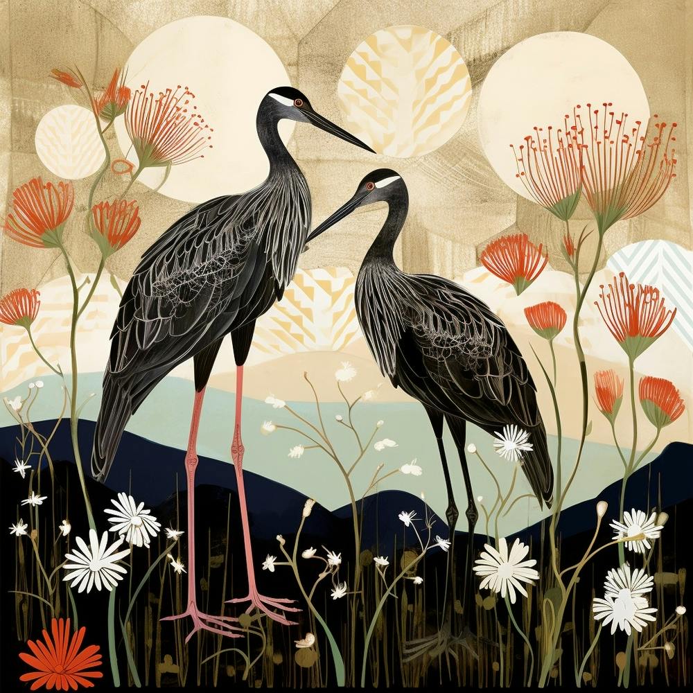 Bird In Nature Stork 4