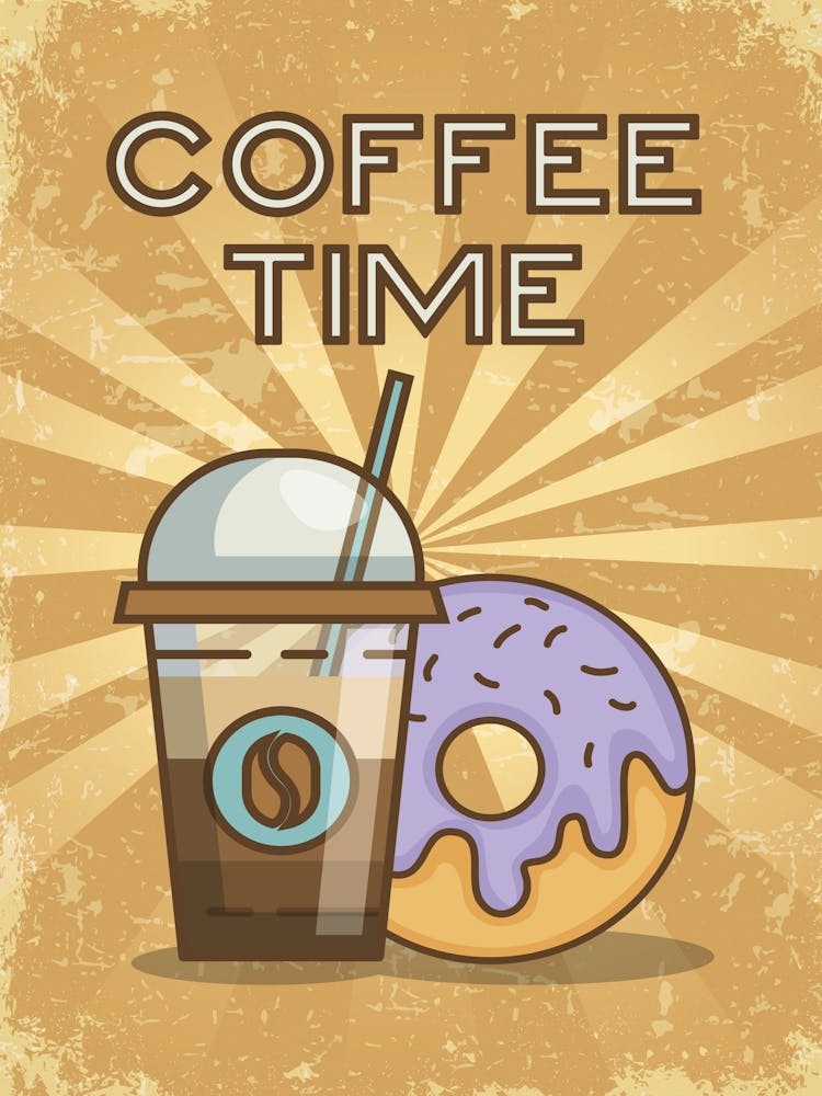 Coffee Time - coffee poster, kitchen wall art 5