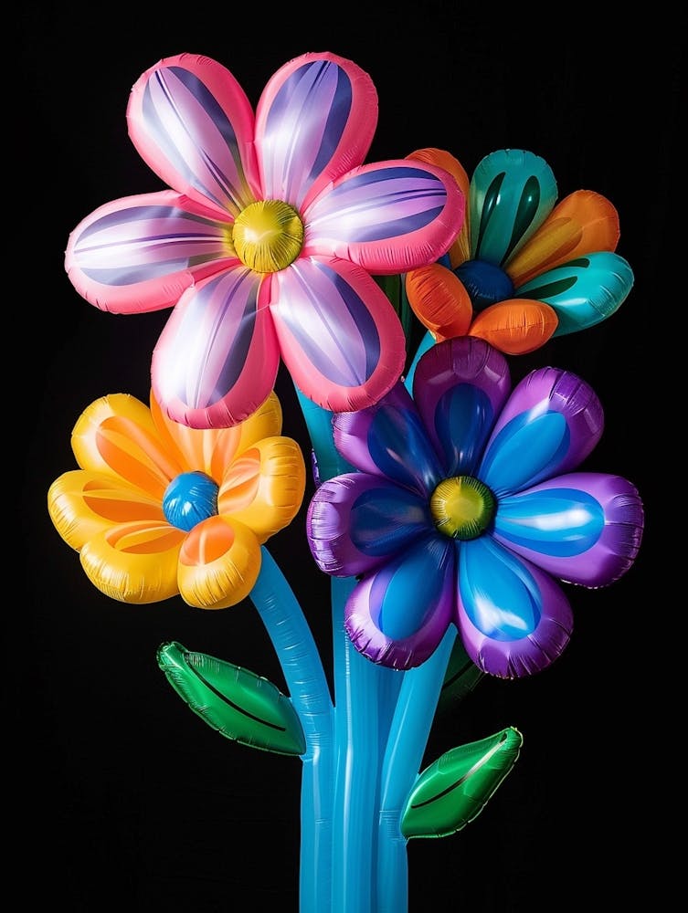 Bright Inflatable Flowers Bergamot