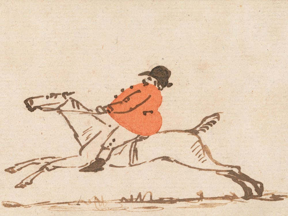 Hunter On Horseback 1