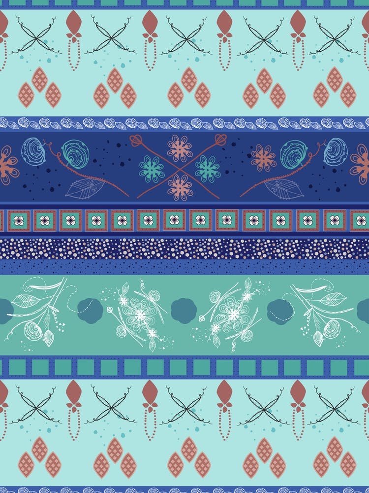 Decorative Border Flowers