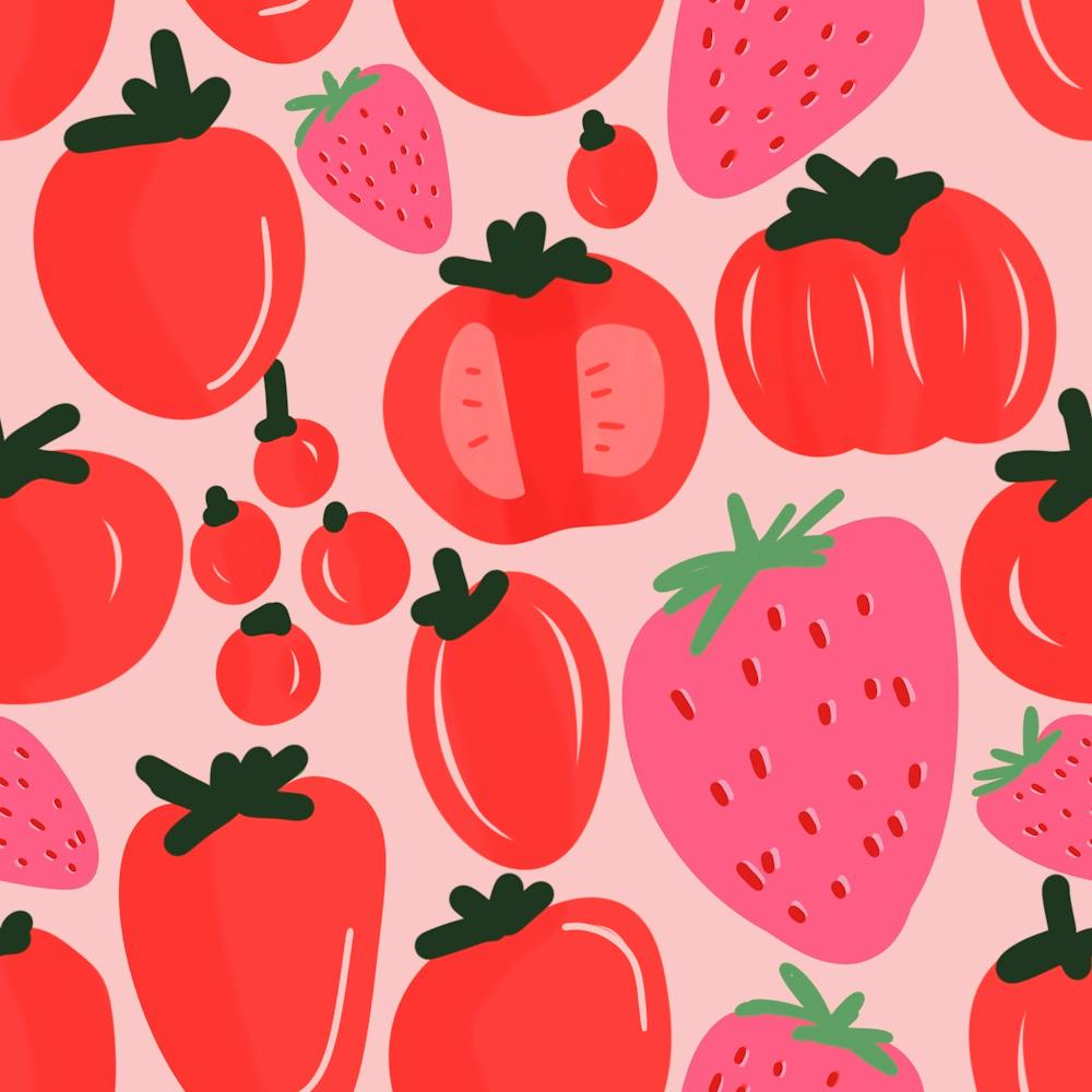 Tomatoes And Strawberries