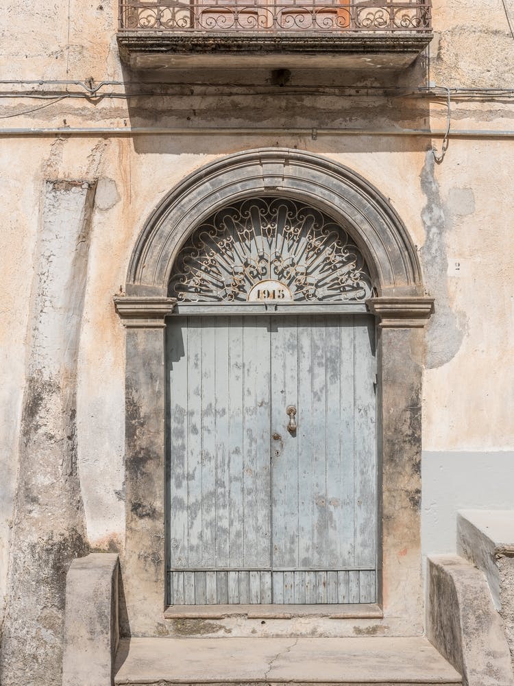 Door With Pastel Colors