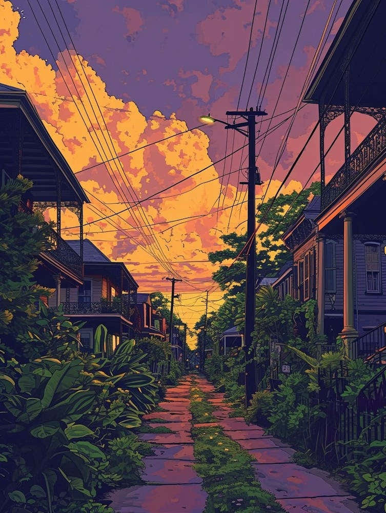 Garden District Pop Art 1