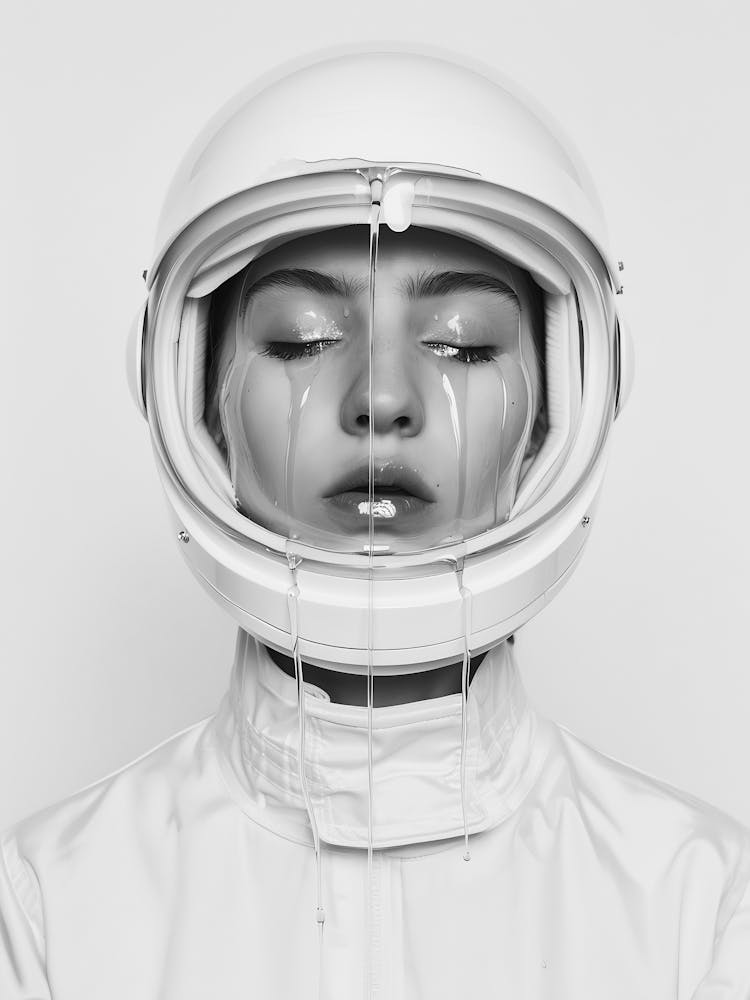 Woman In A Space Helmet
