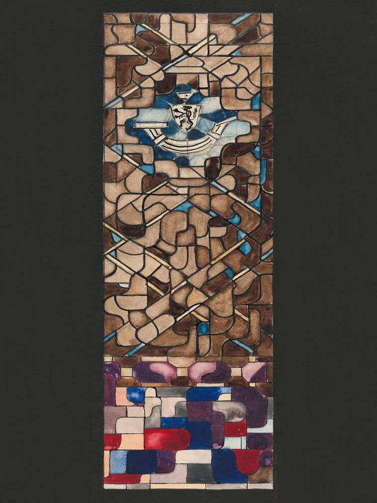 Design For Window With Coat Of Arms In The City Hall In Amsterdam (1878–1938), Richard Roland Holst