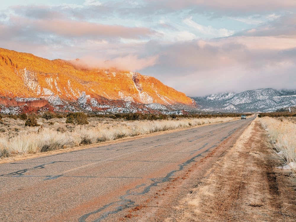 Morning Desert Highway