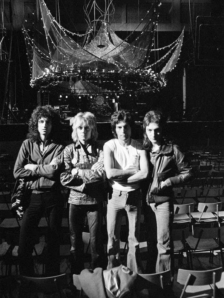 Rock Group Queen, 1977