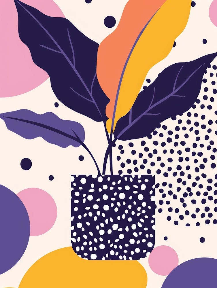 Abstract Plant In A Pot 2