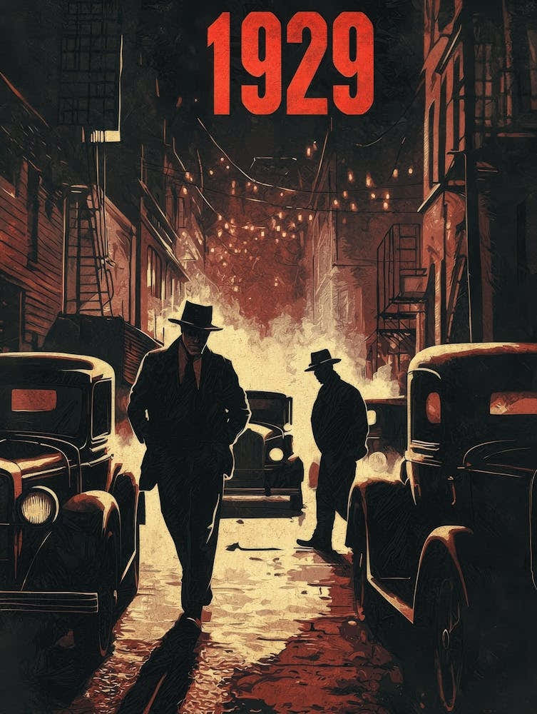 Aihrgdesign A Vintage Crime Poster Illustrating The Infamous 10